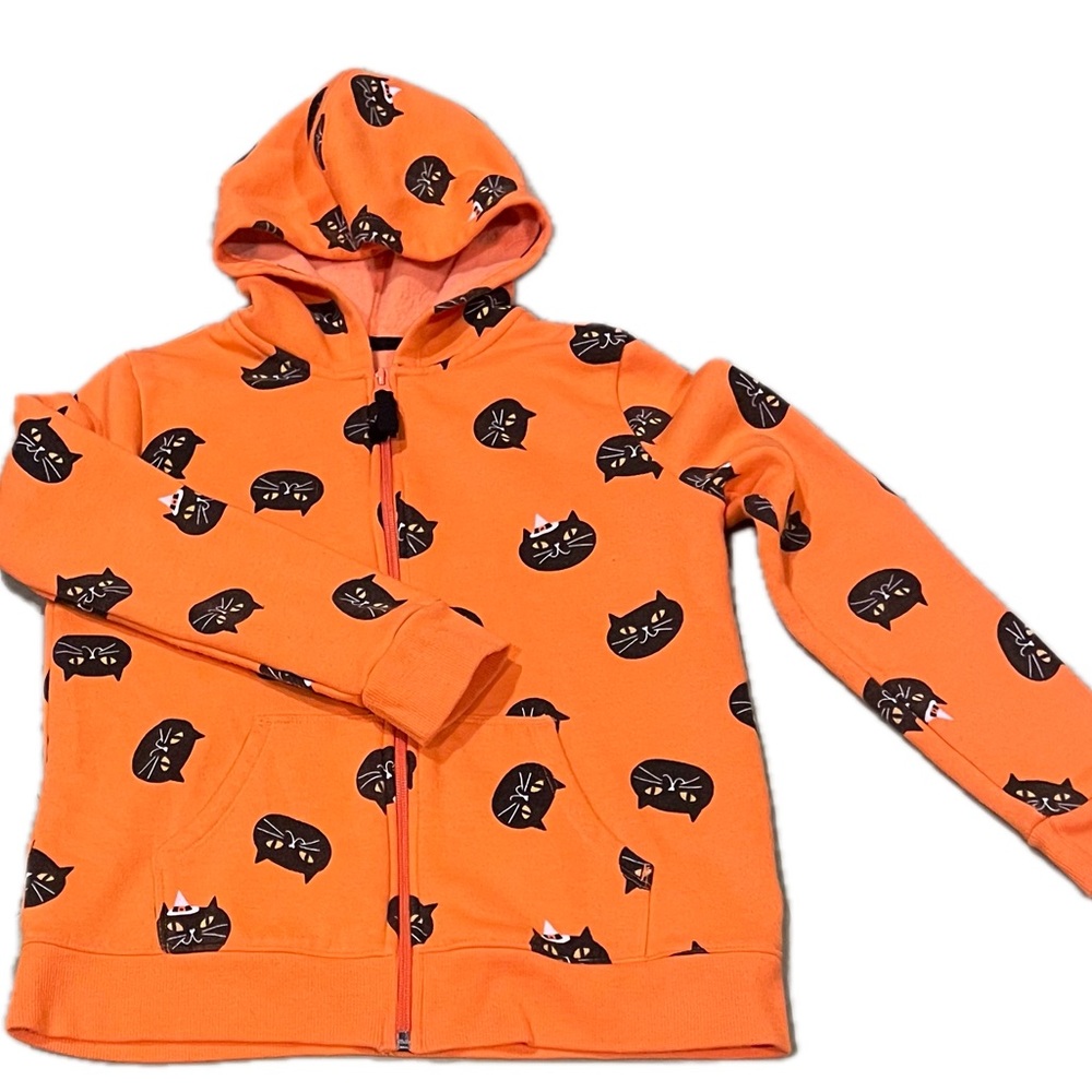 Cat + Jack Black Cat Hoodie